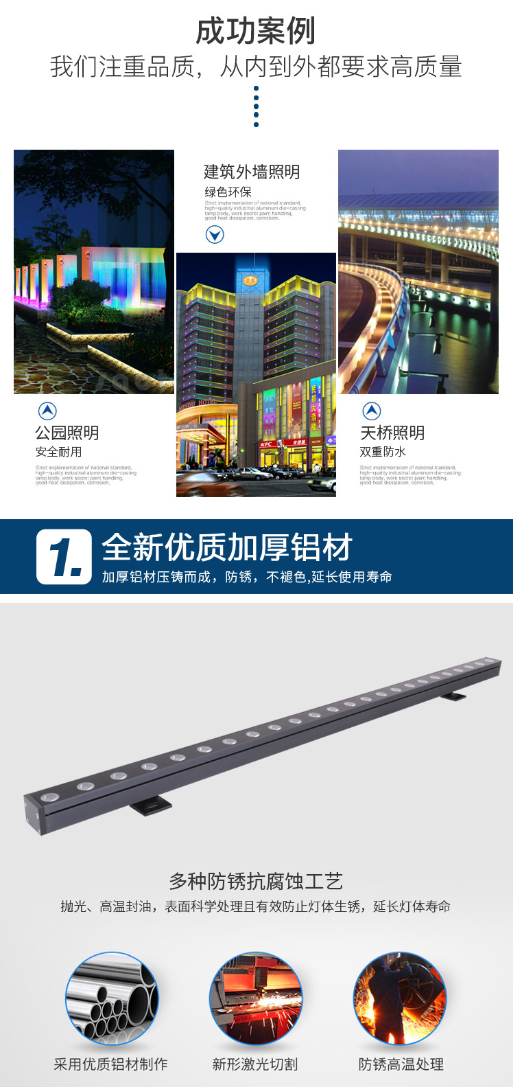 全新優質加厚鋁材